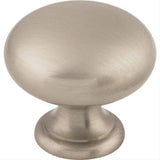 Top Knobs M281 Mushroom 1 1/4" Diameter Mushroom Cabinet Knob Brushed Satin Nickel