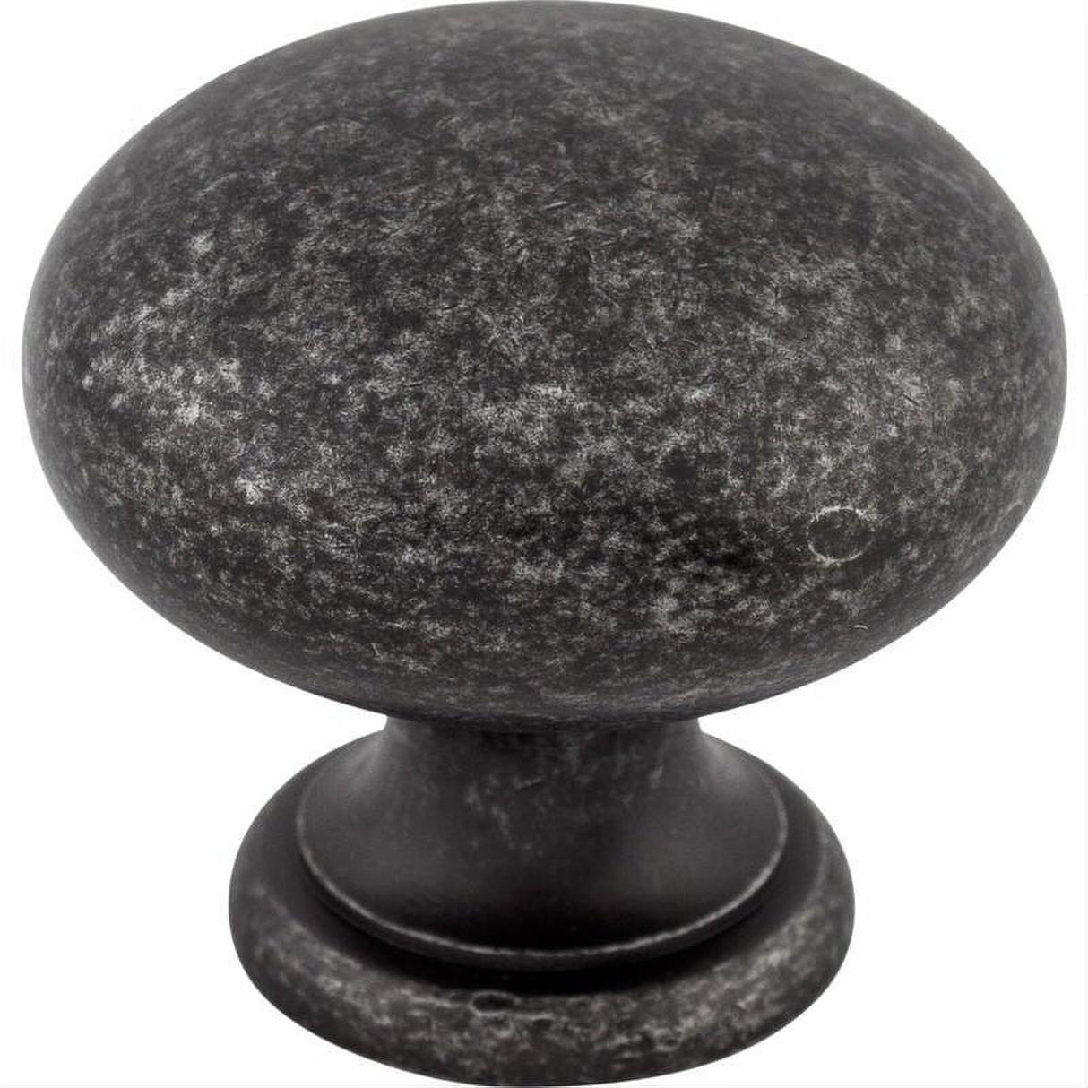 Top Knobs M283 Mushroom 1 1/4" Diameter Mushroom Cabinet Knob Black Iron