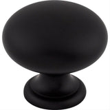 Top Knobs M285 Mushroom 1 1/4" Diameter Mushroom Cabinet Knob Flat Black