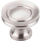Top Knobs M292 Button Faced Cabinet Knob 1-1/4" Brushed Satin Nickel