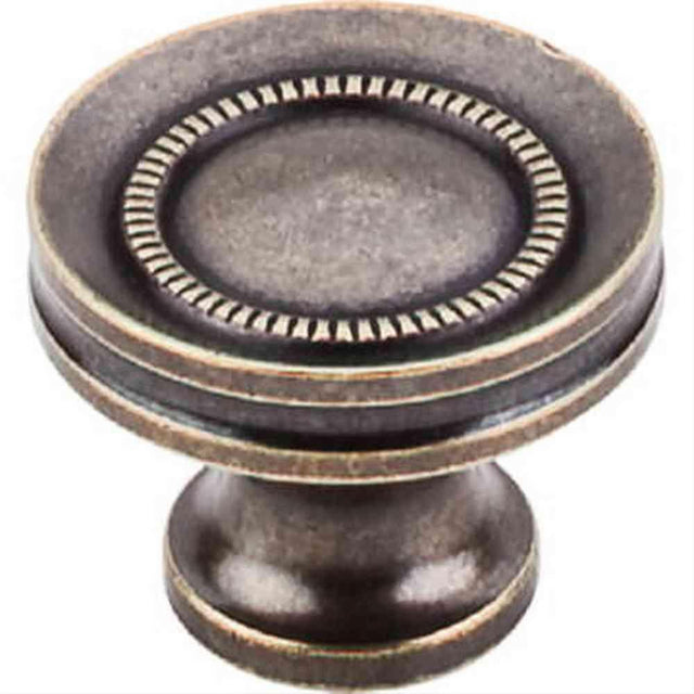 Top Knobs M295 Button Faced Cabinet Knob 1-1/4" German Bronze