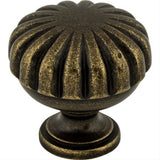 Top Knobs M321 Melon 1 1/4" Diameter Mushroom Cabinet Knob German Bronze