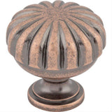 Top Knobs M323 Melon 1 1/4" Diameter Mushroom Cabinet Knob Antique Copper