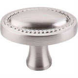 Top Knobs M347 Oval Rope Cabinet Knob 1-1/4" Brushed Satin Nickel