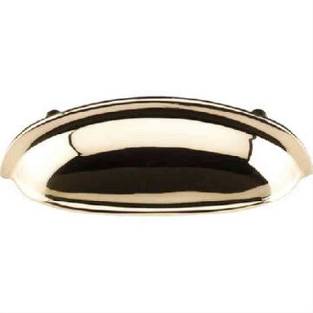 Top Knobs M358 Somerset Cup Pull 3" Center to Center Polished Brass