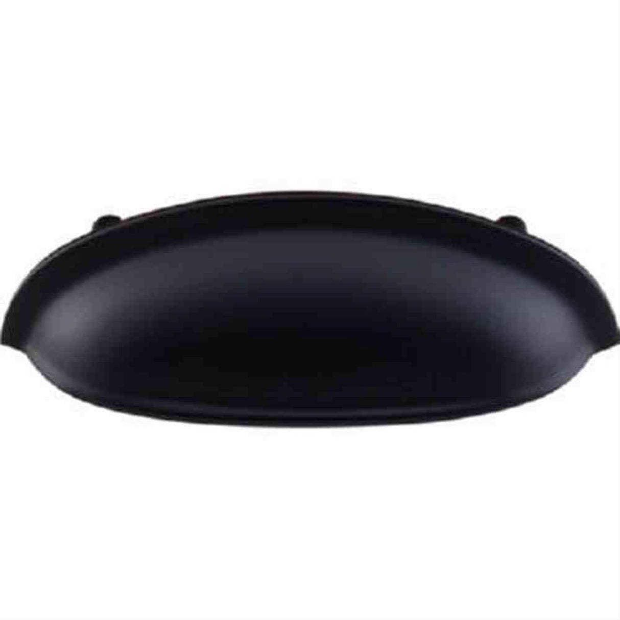 Top Knobs M362 Somerset Cup Pull 3" Center to Center Flat Black