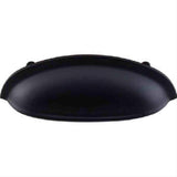 Top Knobs M362 Somerset Cup Pull 3" Center to Center Flat Black