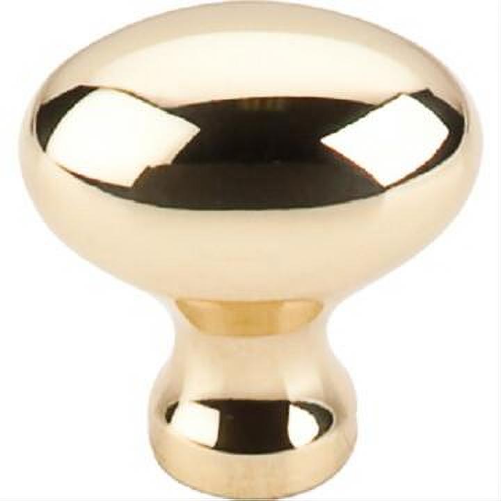 Top Knobs M368 Egg Cabinet Knob 1-1/4" Polished Brass