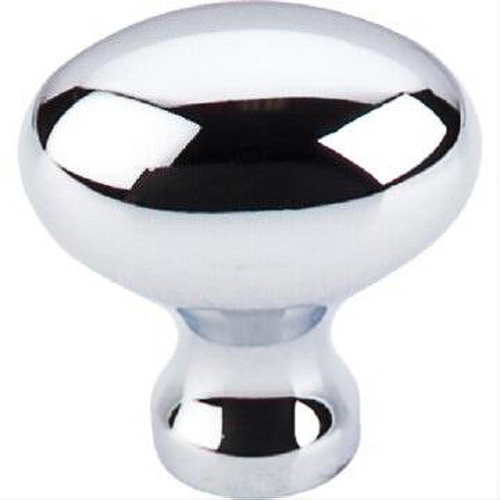 Top Knobs M369 Egg Cabinet Knob 1-1/4" Polished Chrome