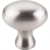 Top Knobs M370 Egg Cabinet Knob 1-1/4" Brushed Satin Nickel