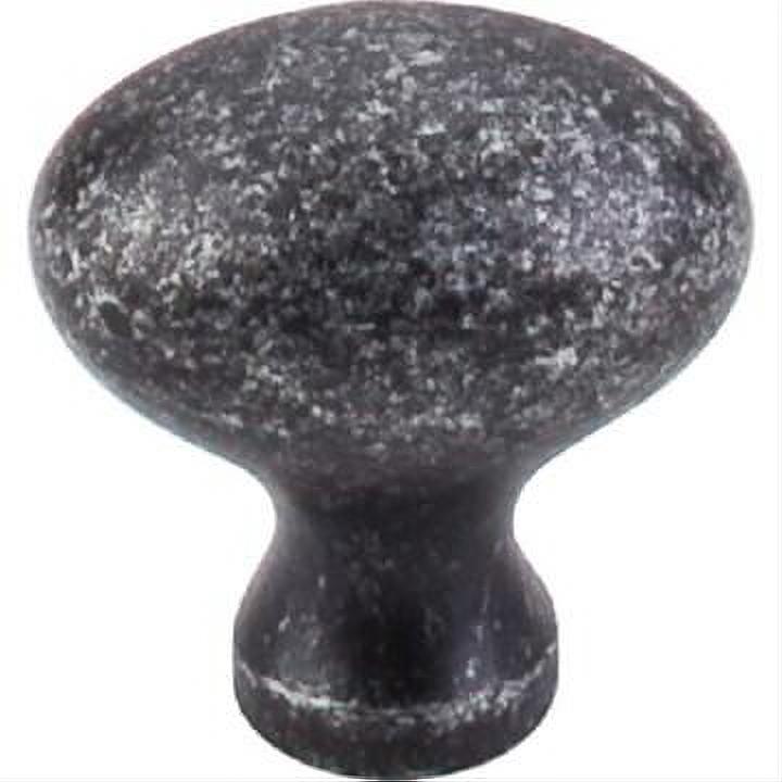 Top Knobs M405 Egg Cabinet Knob 1-1/4" Black Iron