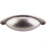 Top Knobs M409 Somerset Cup Pull 2-1/2" Center to Center Pewter Antique
