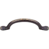Top Knobs M41 Warwick Fixed Cabinet Pull 3-3/4" Center to Center Dark Antique Brass
