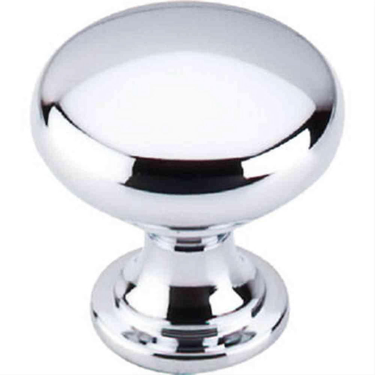 Top Knobs M411 Hollow Round Cabinet Knob 1-3/16" Polished Chrome