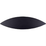 Top Knobs M416 Eyebrow Cup Pull 2-1/2" Center to Center Flat Black