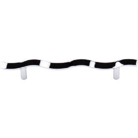Top Knobs M418 Wave Cabinet Pull 5-1/16" Center to Center Polished Chrome