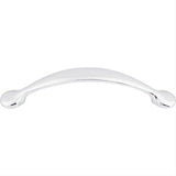 Top Knobs M420 M4 Honeyman 5 1/16" Center to Center Arched Cabinet Pull Polished Chrome