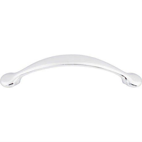 Top Knobs M420 M4 Honeyman 5 1/16" Center to Center Arched Cabinet Pull Polished Chrome