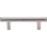 Top Knobs M429A Hopewell Bar Cabinet Pull 3" Center to Center Brushed Satin Nickel