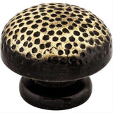 Top Knobs M43 M4 Warwick 1 1/2" Diameter Mushroom Cabinet Knob Dark Antique Brass