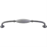Top Knobs M470 Tuscany Large D-Pull 8-13/16" Center to Center Pewter Light