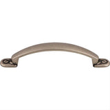 Top Knobs M475 Arendal 3 3/4" Center to Center Arched Cabinet Pull Pewter Antique