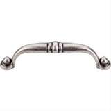 Top Knobs M483 Voss Cabinet Pull 3-3/4" Center to Center Pewter Antique