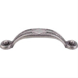 Top Knobs M491 Star Cabinet Pull 3-3/4" Center to Center Pewter Antique