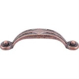 Top Knobs M493 Star Cabinet Pull 3-3/4" Center to Center Antique Copper