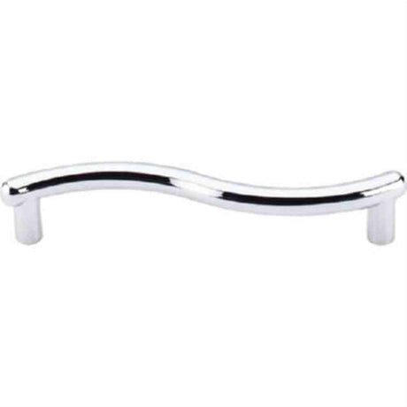 Top Knobs M510 Spiral Cabinet Pull 3-3/4" Center to Center Polished Chrome