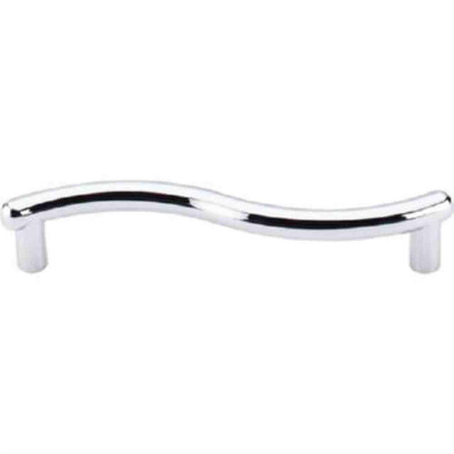 Top Knobs M510 Spiral Cabinet Pull 3-3/4" Center to Center Polished Chrome