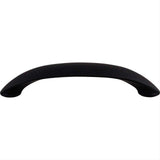 Top Knobs M520 M5 New Haven 5 1/16" Center to Center Arched Cabinet Pull Flat Black