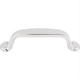 Top Knobs M531 Trunk 3 3/4" Center to Center Cabinet Pull Polished Chrome
