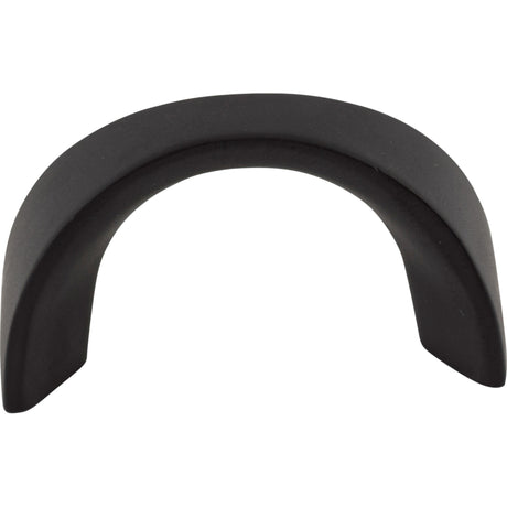 Top Knobs M554 Crescent 1 1/4" Center to Center Bar Pull Flat Black