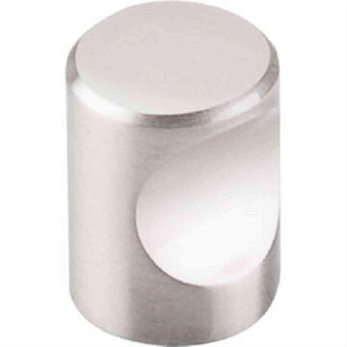 Top Knobs M579 Indent Cabinet Knob 3/4" Brushed Satin Nickel
