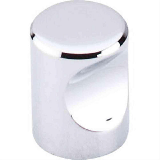 Top Knobs M580 Indent Cabinet Knob 3/4" Polished Chrome