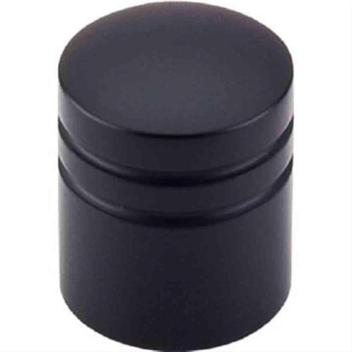 Top Knobs M584 Stacked Cabinet Knob 1" Flat Black