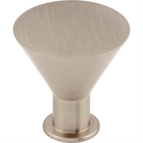 Top Knobs M585 M58 Cocktail 1 3/16" Diameter Mushroom Cabinet Knob Brushed Satin Nickel