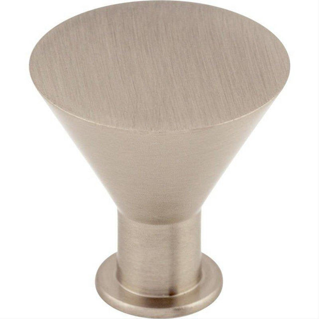 Top Knobs M585 M58 Cocktail 1 3/16" Diameter Mushroom Cabinet Knob Brushed Satin Nickel