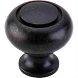 Top Knobs M599 Ring Knob 1-1/4" Patina Black