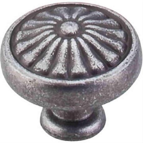 Top Knobs M601 Flower Cabinet Knob 1-1/4" Pewter