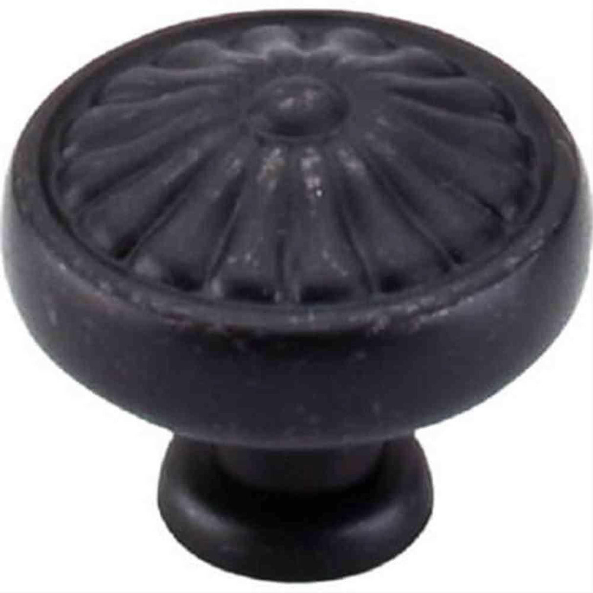 Top Knobs M602 Flower Cabinet Knob 1-1/4" Patina Black
