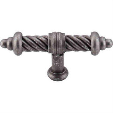 Top Knobs M628 T-Shaped Twist Knob 3-5/8" Pewter