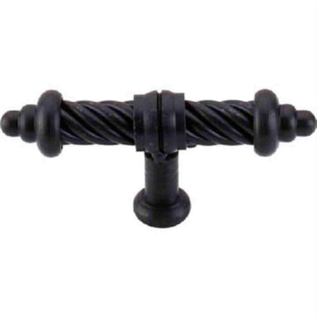Top Knobs M629 T-Shaped Twist Knob 3-5/8" Patina Black