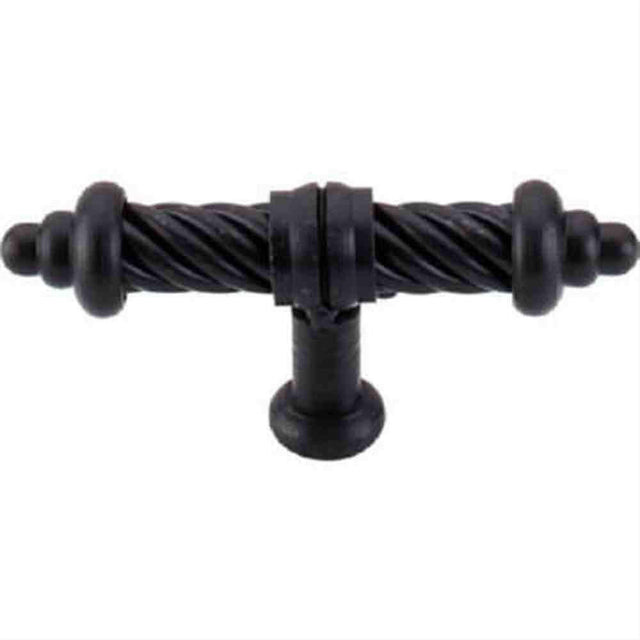 Top Knobs M629 T-Shaped Twist Knob 3-5/8" Patina Black
