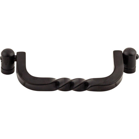 Top Knobs M644 patina black cabinet pull