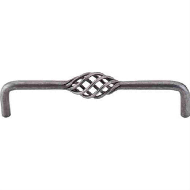 Top Knobs M655 Twisted Wire D Cabinet Pull 6" Center to Center Pewter