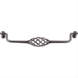 Top Knobs M664 Twisted Wire Drop Cabinet Pull 8-13/16" Center to Center Pewter