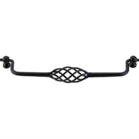 Top Knobs M665 Twisted Wire Drop Cabinet Pull 8-13/16" Center to Center Patina Black