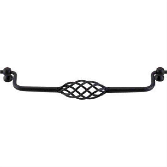 Top Knobs M665 Twisted Wire Drop Cabinet Pull 8-13/16" Center to Center Patina Black